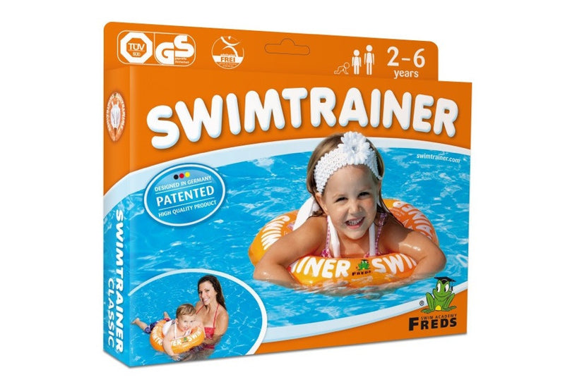 swimtrainer orange learn to swim floatie