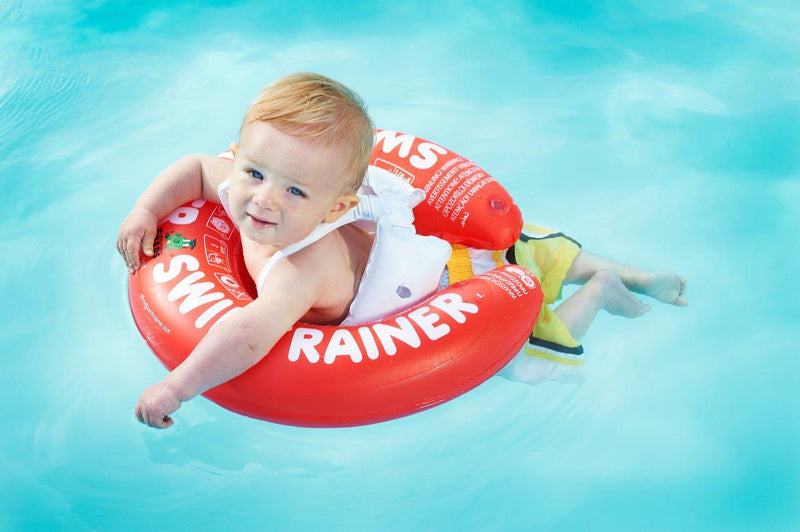 swimtrainer baby toddler swim ring flotation aid learn to swim baby float pool floatie swimming lessons for baby